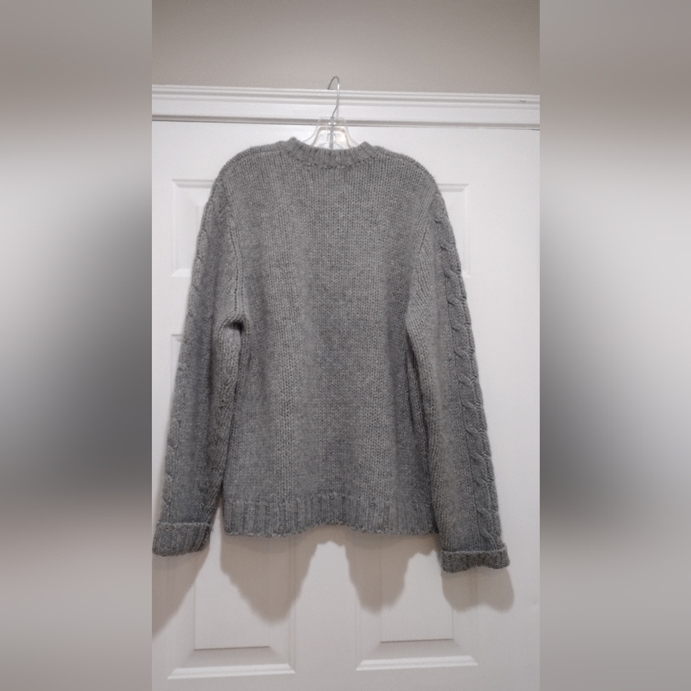 Abercrombie & Fitch Gray Wool Men's Sweater Size XL - Picture 4 of 5